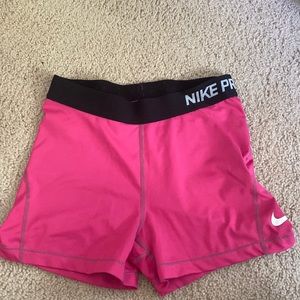 Nike Pro Women’s Pink Shorts